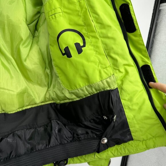 Brugi junior boys winter jacket coat green boys size large Extra Large age 11/1 - Picture 10 of 13